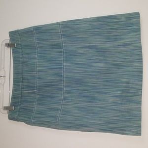 Size 10 Skirt Women's Renfrew Collection Vintage Pencil Skirt Blue Multi Colors